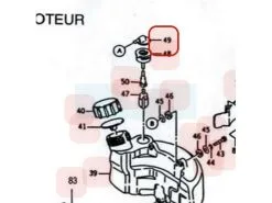 Sortie De Réservoir Pour Moteur Kawasaki (590712066)