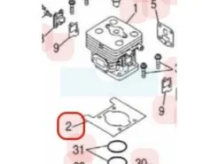 Joint D'embase Pour Moteur Zenoah (848F0112B0)