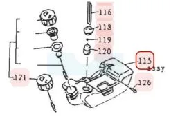 Réservoir D'éssence Pour Moteur Mitsubishi (KF01053BA)