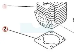 Joint D'embase Pour Moteur Mitsubishi (KW32023AA)